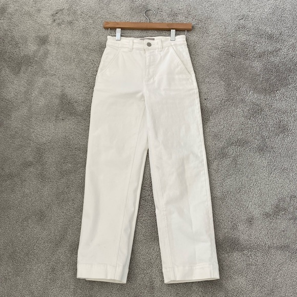 Everlane Straight Leg Jean Bone Regular XXS - Picture 3 of 6